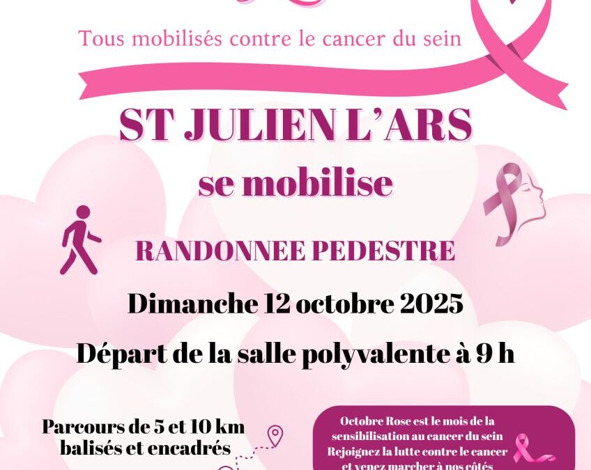 J-J 🩷 OCTOBRE ROSE – Marche Pédestre 🚶