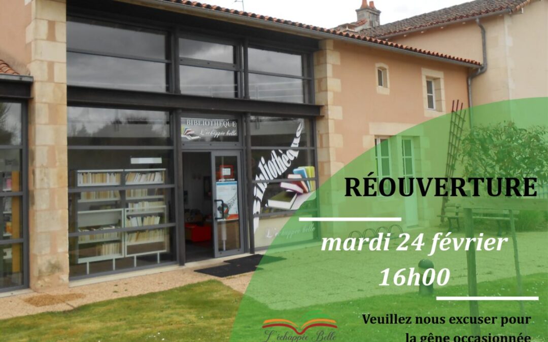 Bibliothèque – Réouverture